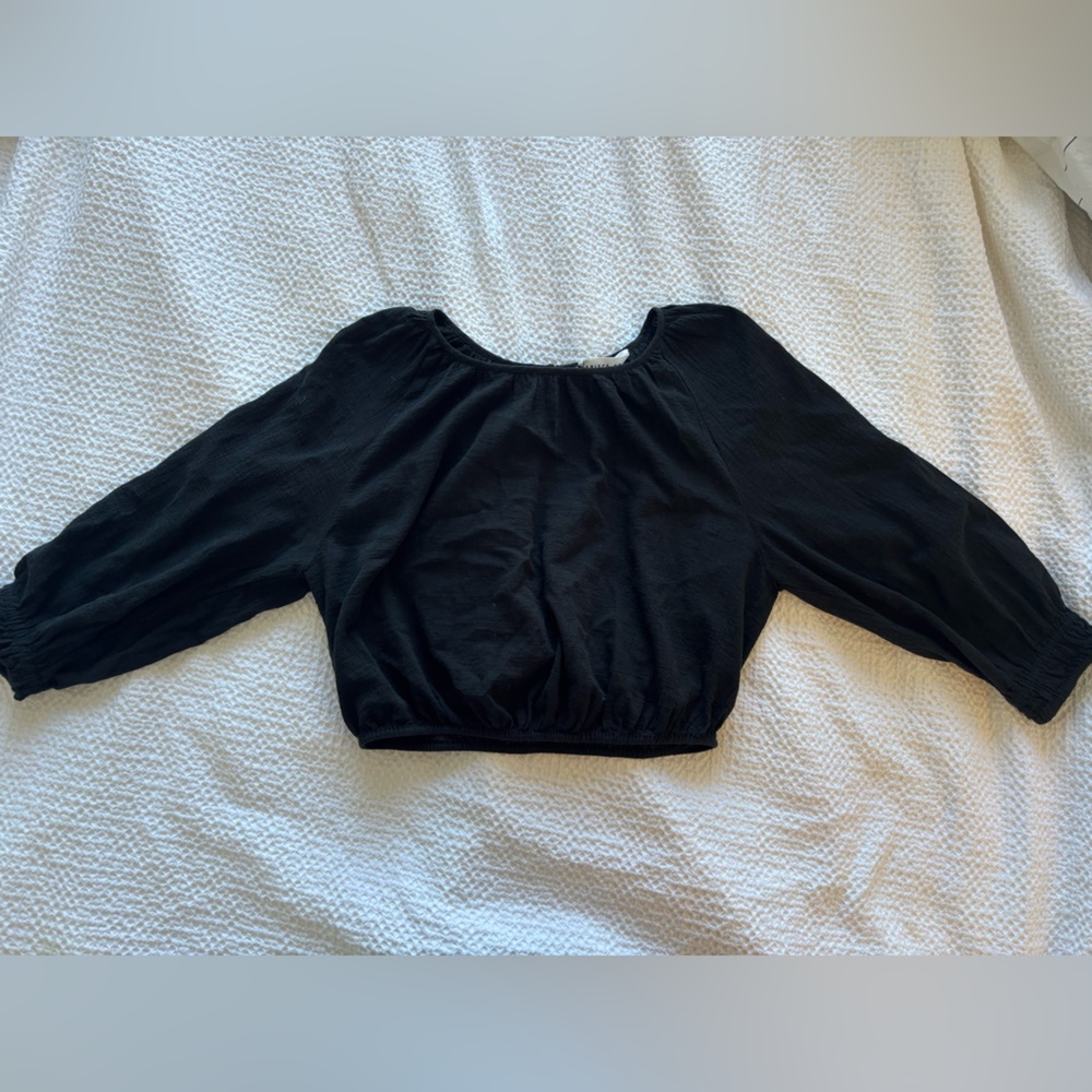 Apiece Apart 3/4 sleeves crop top